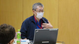 耳寄りな講演会in県営大桑団地集会所　「転ばない体を作ろう！１分で出来る予防体操」